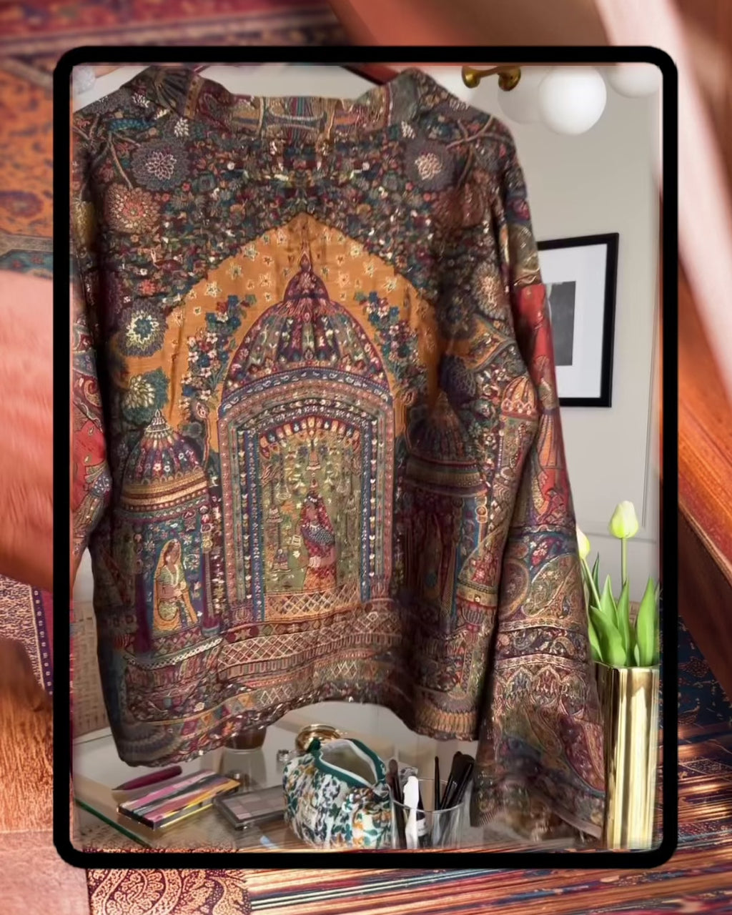 Mughal Court Silk Top